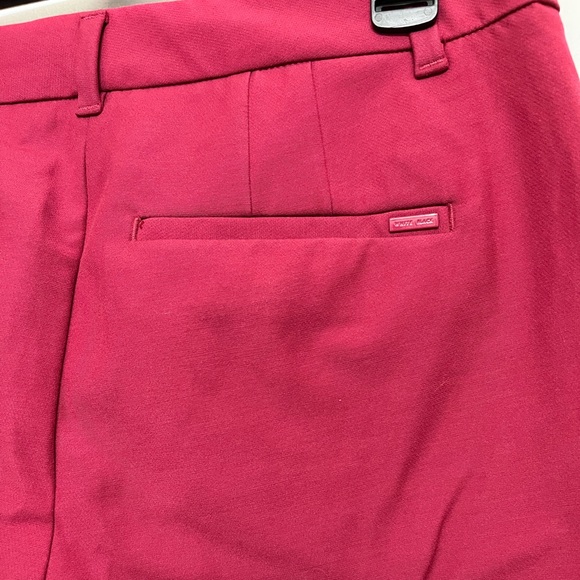 NEW Comfort Stretch Skinny Ankle Pant in Rich Raspberry Sz 4 WHBM - Picture 6 of 11